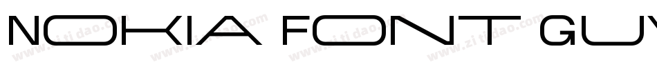 Nokia Font GuYin字体转换